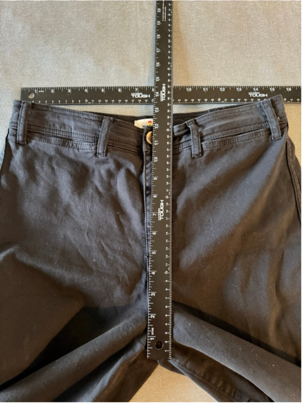 Marine Layer Bridget Slim Wide Leg Crop Pants navy size 8 - Picture 6 of 8